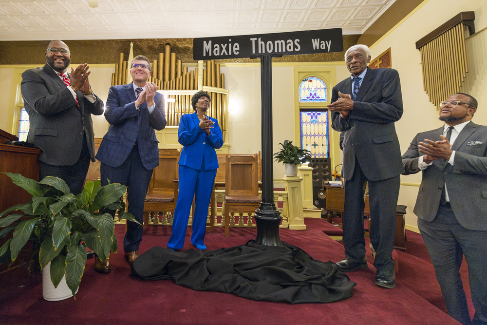 City of Tuscaloosa Holds Renaming Ceremony for Maxie Thomas Way