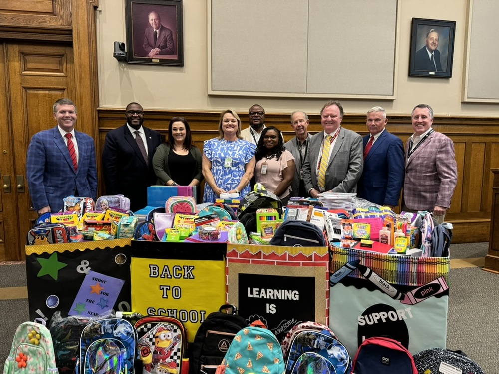 City of Tuscaloosa’s School Supplies for Parking Tickets Drive Collects over 700 Supplies for Tuscaloosa City Schools Students