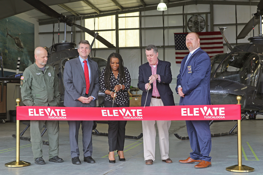 Tuscaloosa Police Department Cuts Ribbon on New Helicopter Unit Hangar