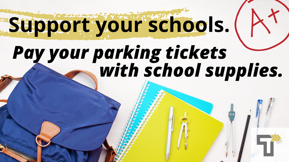 Tuscaloosa to Accept School Supply Donations for Overtime Parking Ticket Fines